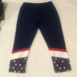 Reebok American Flag Capri Leggings